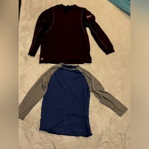 Two Flame-Resistant Ariat Crew Shirts